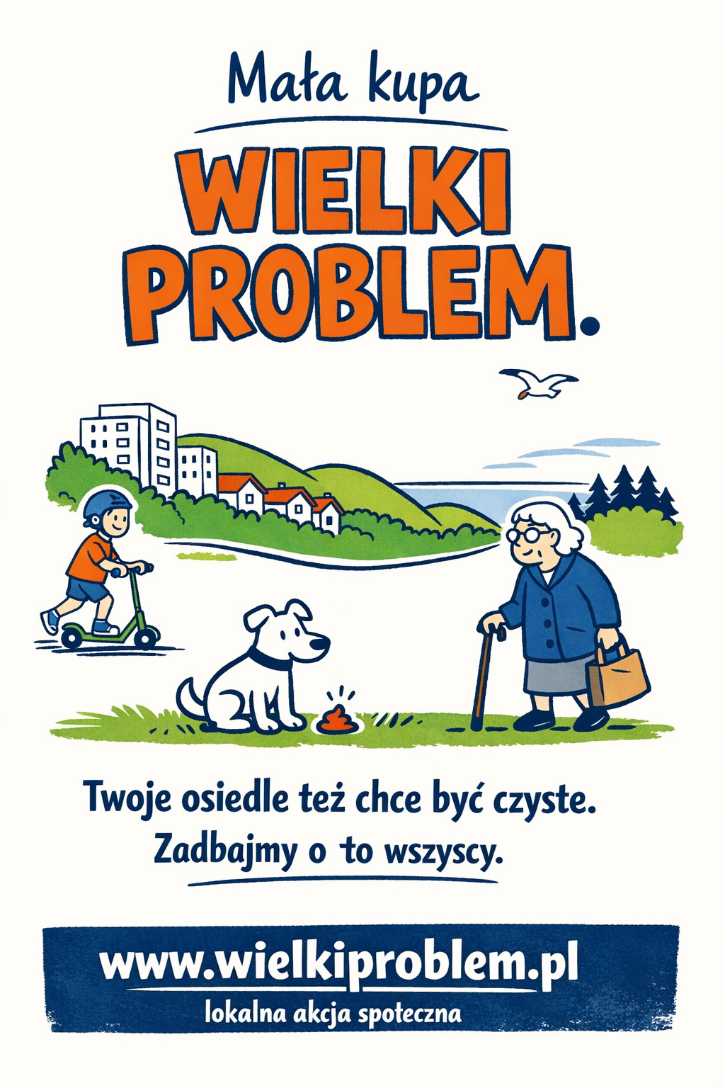 Plakat kampanii WIELKI PROBLEM